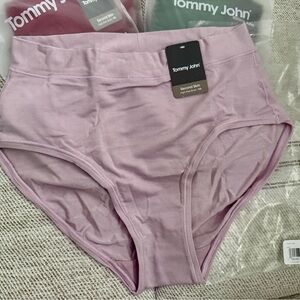 Tommy John Second Skin Briefs in Burgundy, Green, and Blue